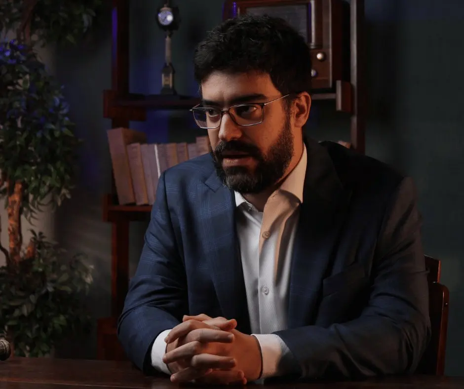 Marcelo Gonzaga em gravação